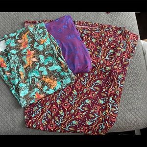 EUC Lularoe Printed skirts XL